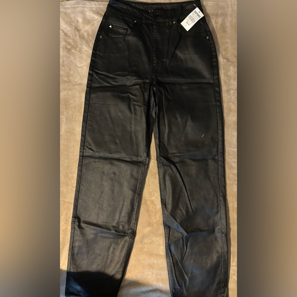 Zumiez Black Coated Jeans